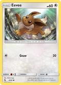 Eevee 49/68 Hidden Fates English Pokémon card