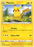 Pikachu 49/203 Evolving Skies English Pokemon card