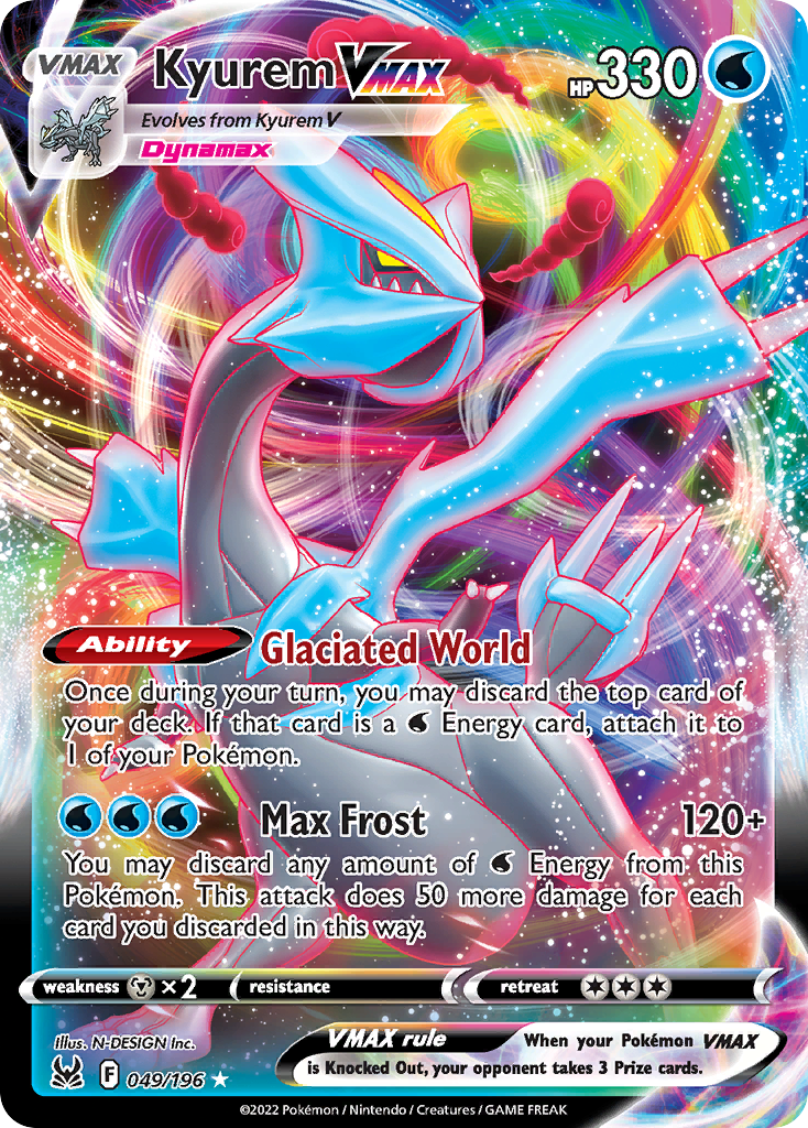Kyurem VMAX 49/196 Lost Origin English card