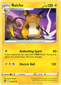 Raichu 50/195 Silver Tempest English Pokémon card