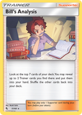 Bill's Analysis 51/68 Hidden Fates English Pokémon card