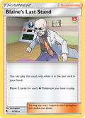 Blaine's Last Stand 52/68 Hidden Fates English Pokémon card