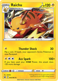 Raichu 53/196 Lost Origin English Pokémon card
