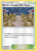 Brock's Pewter City Gym 54/68 Hidden Fates English Pokémon card