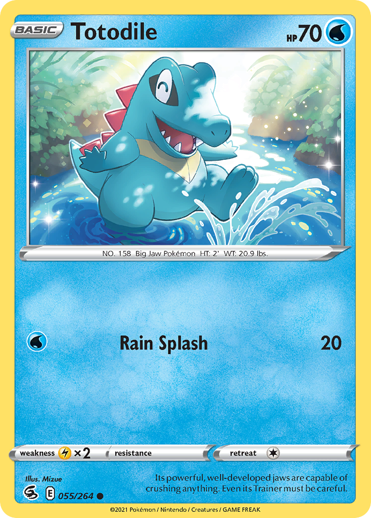 Totodile 55/264 Fusion Strike English card