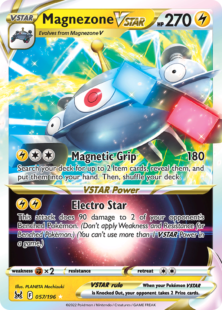 Magnezone VSTAR 57/196 Lost Origin English card