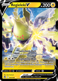Regieleki V 57/195 Silver Tempest English card