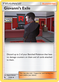Giovanni's Exile 57/68 Hidden Fates English Pokémon card