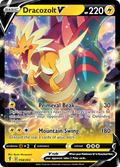 Dracozolt V 58/203 Evolving Skies English Pokemon card