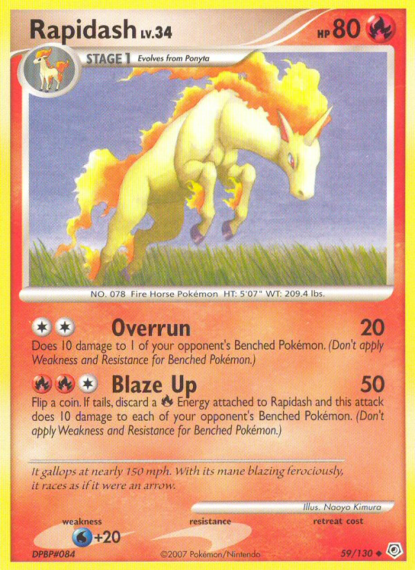 Rapidash - Diamond and Pearl #59