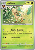 Leafeon 5/131 Prismatic Evolutions English Pokémon card artwork