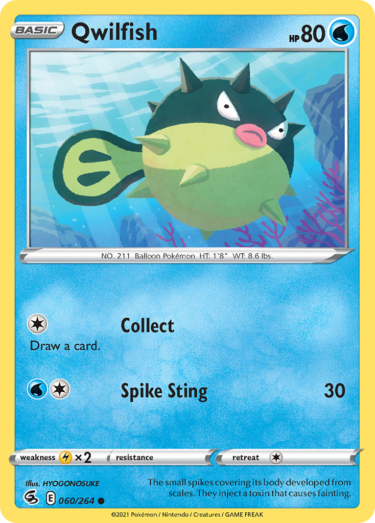 Qwilfish 60/264 Fusion Strike English card