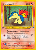 Cyndaquil 61/105 Neo Destiny English Pokemon card