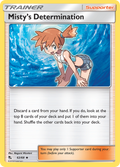 Misty's Determination 62/68 Hidden Fates English Pokémon card