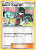 Sabrina's Suggestion 65/68 Hidden Fates English Pokémon card