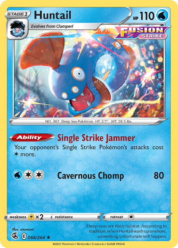 Huntail 66/264 Fusion Strike English card