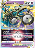 Unown VSTAR 66/195 Silver Tempest English card