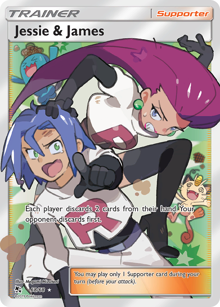 Jessie & James 68/68 Hidden Fates English Pokémon card