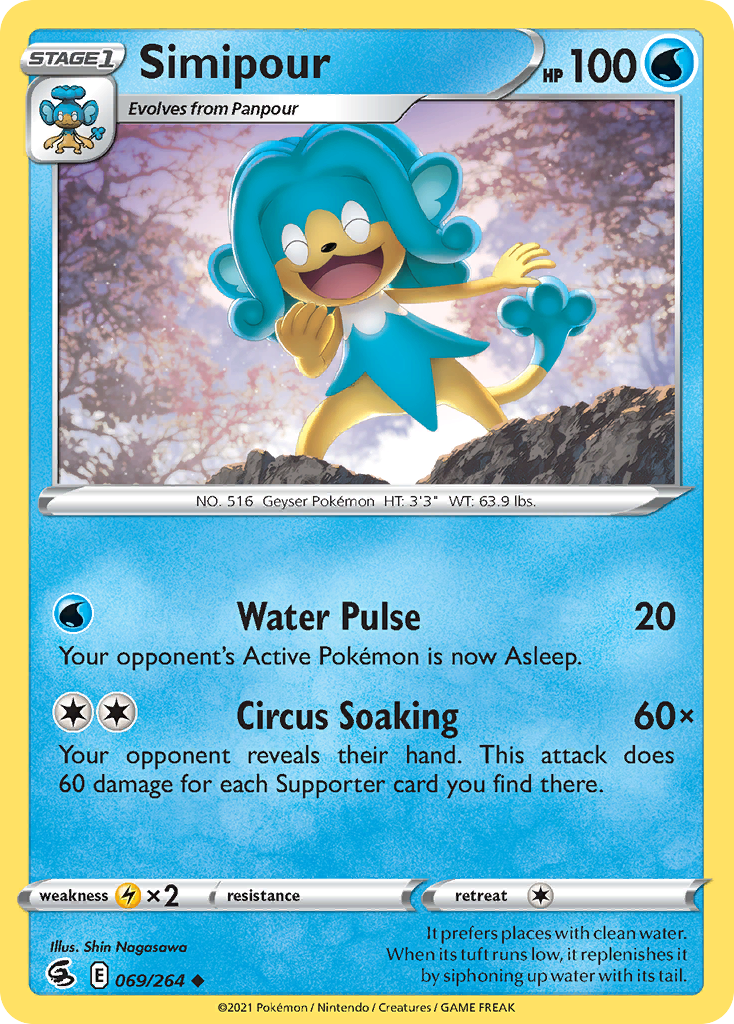 Simipour 69/264 Fusion Strike English card