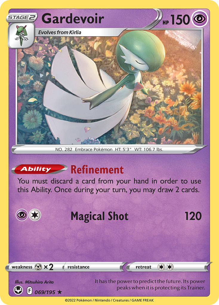 Gardevoir 69/195 Silver Tempest English Pokémon card