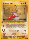 Hitmonchan 69/105 Neo Destiny English Pokemon card