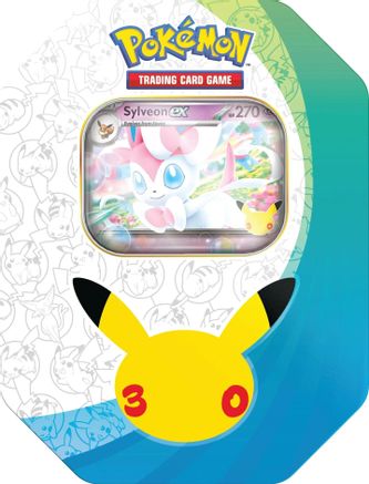 Pokémon TCG: 30th Celebration Pokémon ex Tin – Sylveon ex