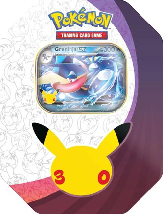 Pokémon TCG: 30th Celebration Pokémon ex Tin – Greninja ex