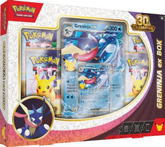 Pokémon TCG: 30th Celebration Pokémon ex Box – Greninja ex