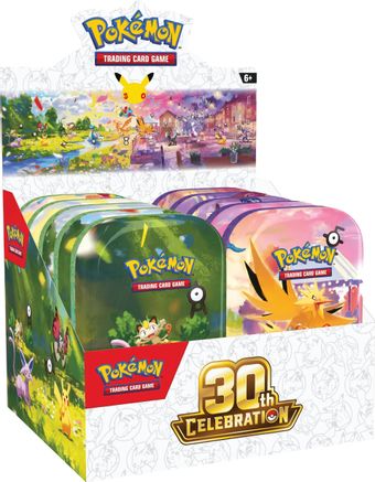 Pokémon TCG: 30th Celebration Day & Night Mini Tin Display – Default Title
