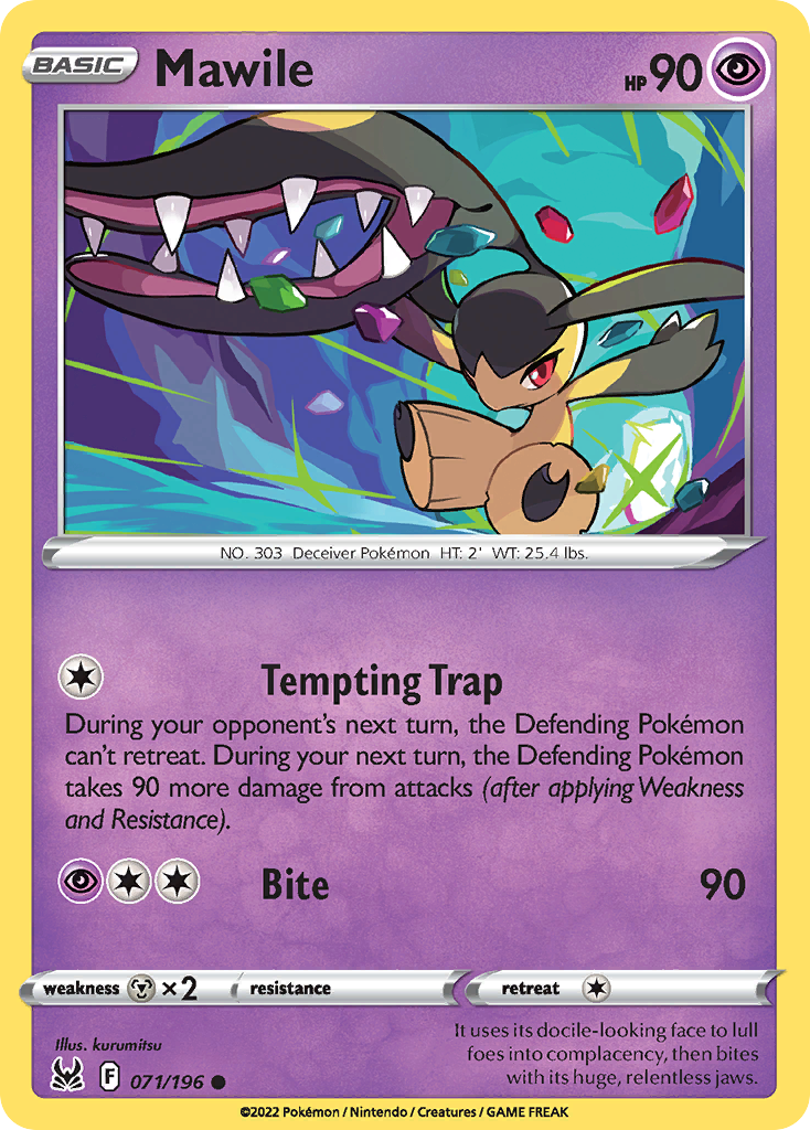 Mawile 71/196 Lost Origin English Pokémon card