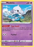 Meditite 72/195 Silver Tempest English card