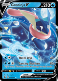 Greninja V 73/264 Fusion Strike English Pokémon card