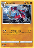 Lycanroc 74/159 Crown Zenith English card