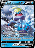 Crabominable V 76/264 Fusion Strike English Pokémon card
