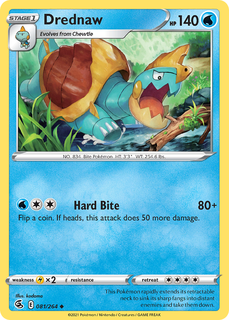 Drednaw 81/264 Fusion Strike English card