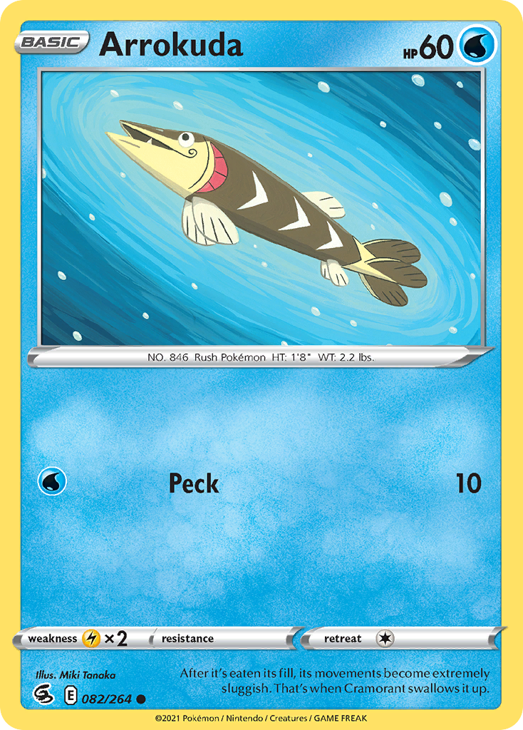 Arrokuda 82/264 Fusion Strike English card