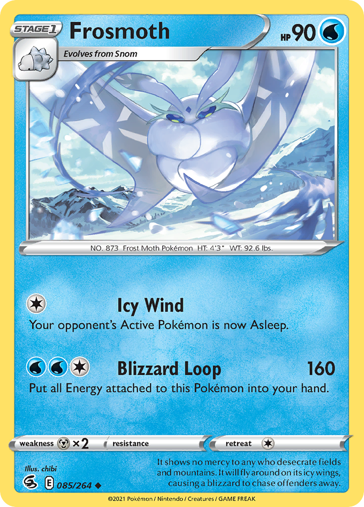 Frosmoth 85/264 Fusion Strike English Pokémon card