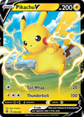 Pikachu V 86/264 Fusion Strike English Pokémon card