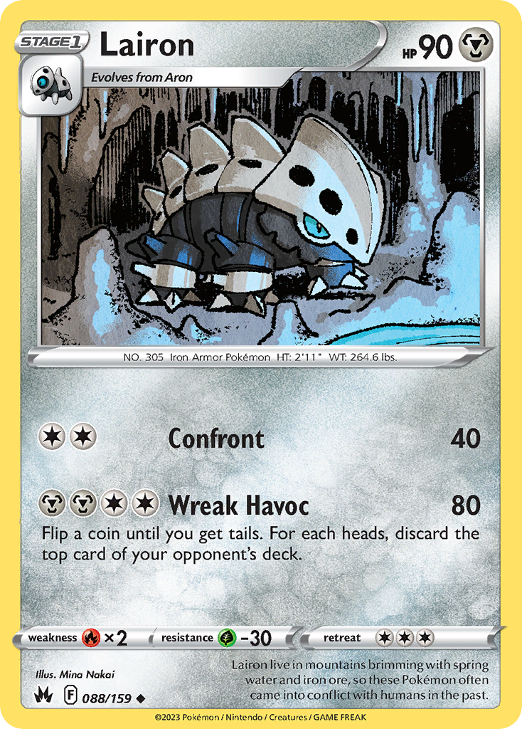 Lairon 88/159 Crown Zenith English card