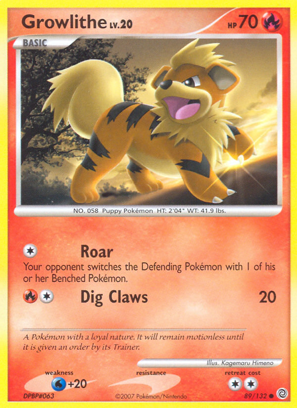 Growlithe - Secret Wonders #89