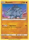 Rhyhorn 89/196 Lost Origin English card