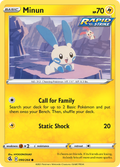 Minun 90/264 Fusion Strike English Pokémon card