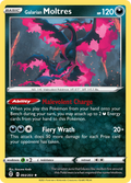 Galarian Moltres 93/203 Evolving Skies English Pokemon card