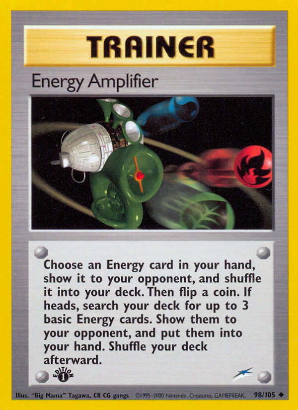 Energy Amplifier 98/105 Neo Destiny English Pokemon card