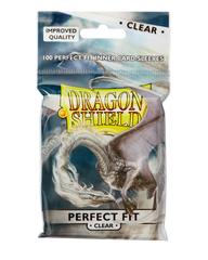 Dragon Shield Perfect Fit Inner Sleeves – 100 Count – Clear Toploading