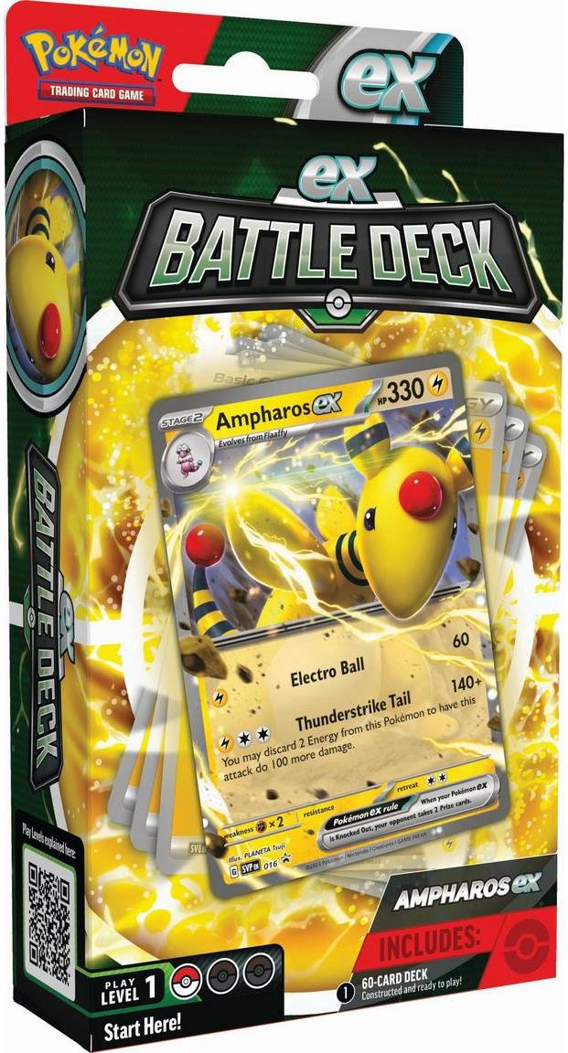 Ampharos & Lucario ex Battle Decks — Ampharos ex Battle Deck English Pokémon TCG product