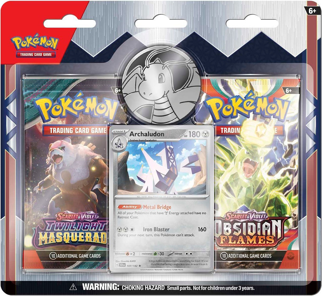 Archaludon Two Pack Blister — Two Pack Blister style 2 English Pokémon TCG product