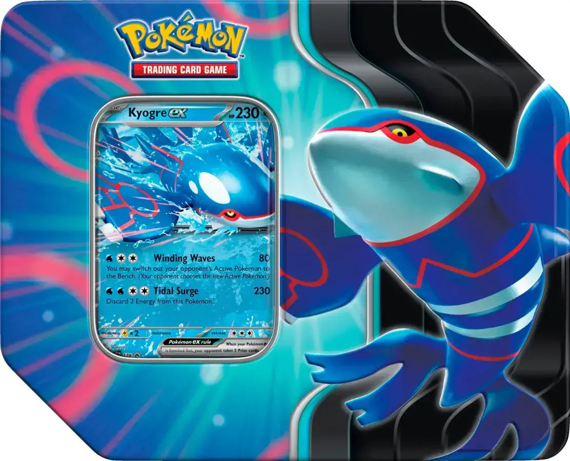 Azure Legends Tins — Large Kyogre Tin English Pokémon TCG product