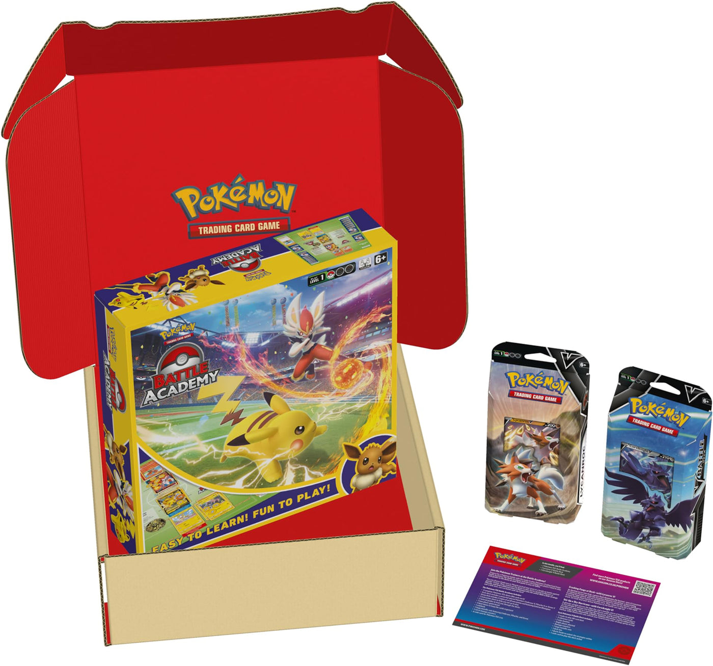 Battle Academy, Lycanroc V Battle Deck & Corviknight V Battle Deck Bundle English Pokémon TCG product