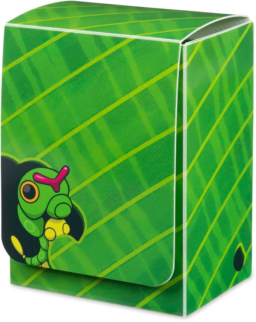 April 2025 Pokémon Center accessories — Caterpie Munch Time Deck Box English Pokémon TCG product